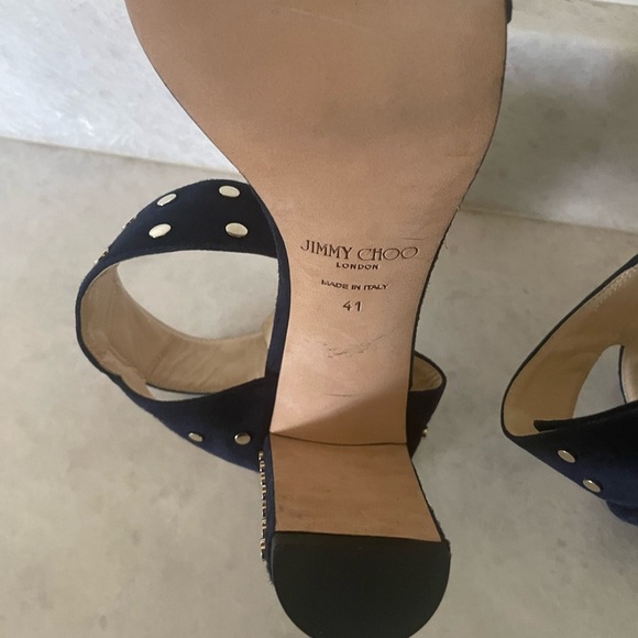 JIMMY CHOO studded leather heels size 41 - Picture 8 of 8